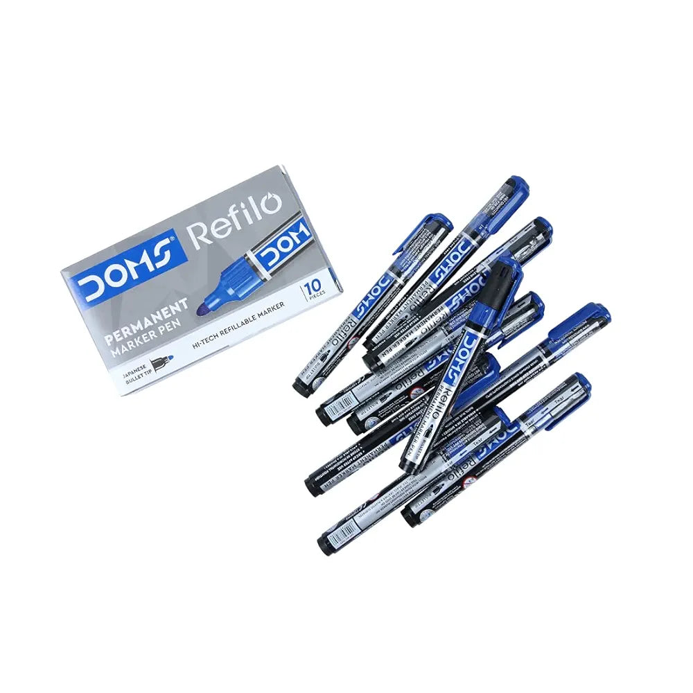 DOMS 7415- BLUE PERMANENT MARKER DOMS 7415- BLUE PERMANENT MARKER